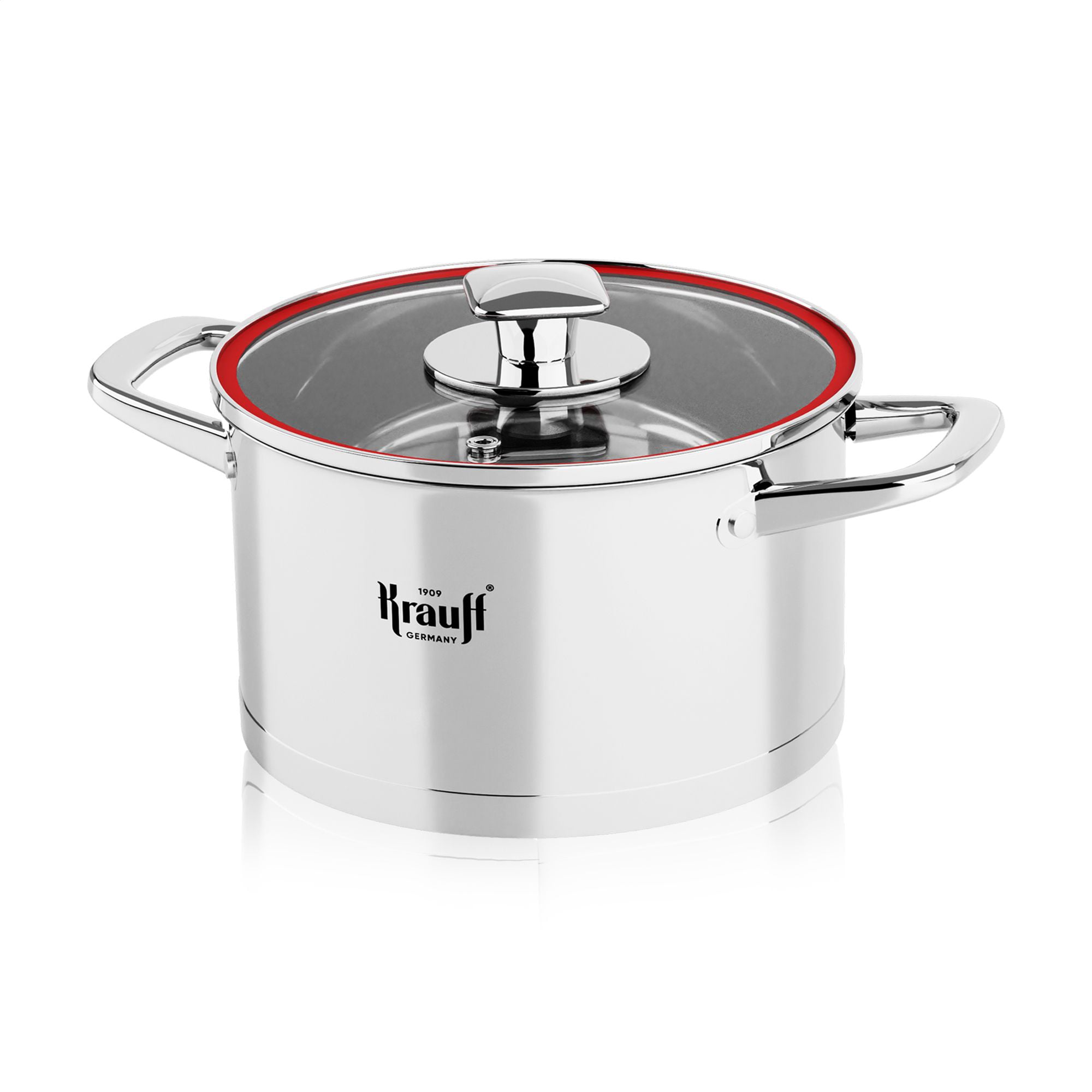 Каструля Krauff Prime Chef з кришкою, діаметр 24 см, 6.1 л (26-238-041)